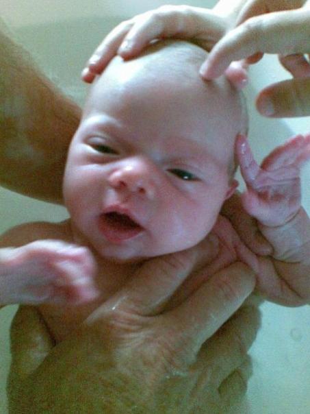 Baby Dana died at one month from whooping cough. Picture: Supplied