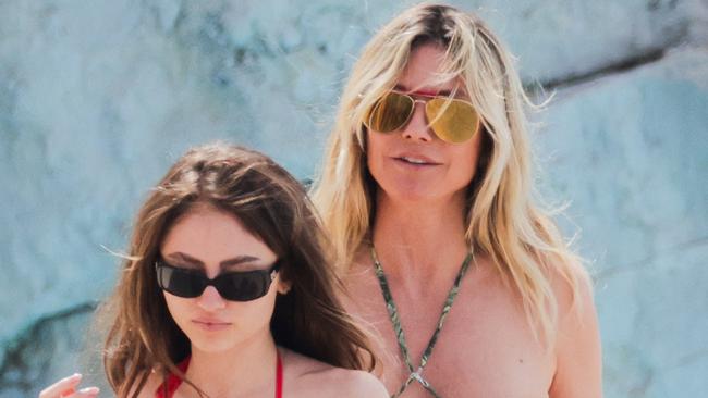 Star and her 20yo daughter spotted in bikinis. Picture: Abacapress.com/Splash News/Media Mode