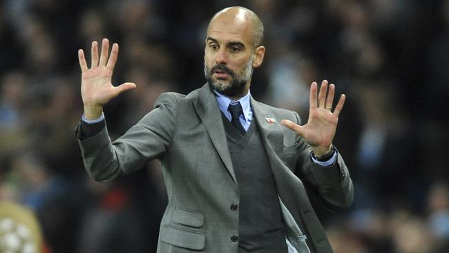 Manchester City's manager Pep Guardiola.