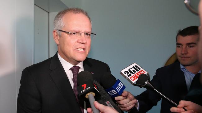 Treasurer Scott Morrison hinted at an infrastructure bonanza. Picture: Ray Strange