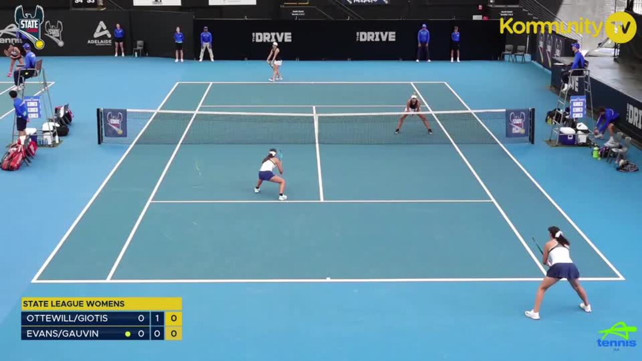 Replay: Tennis SA State League Grand finals Day 3 OTTEWILL/GIOTIS v EVANS/GAUVIN