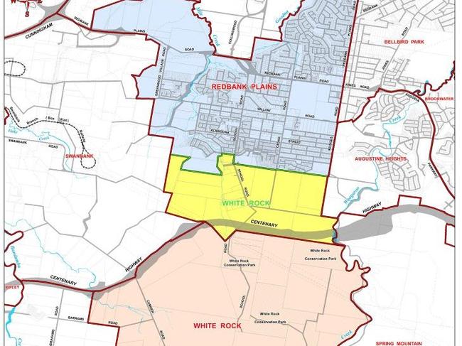 CONTROVERSIAL BID: The proposed boundary realignment. Picture: Department of Natural Resources