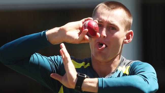 Spinning all-rounder Marnus Labuschagne will play instead of Finch. Picture: Phil Hillyard