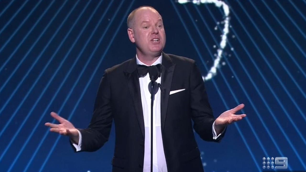 Gleeson won the Gold Logie in 2019. Picture: Nine