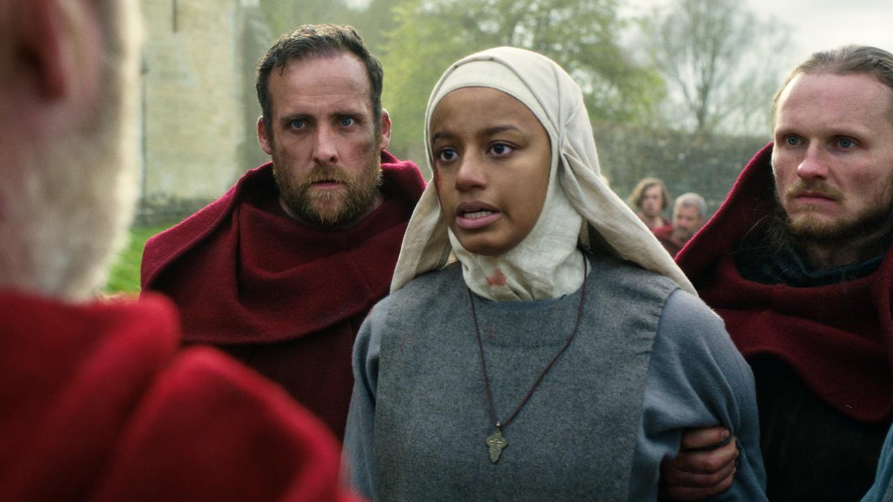 There’s a subplot that could’ve been lifted out of the Handmaid’s Tale, with the costuming to boot