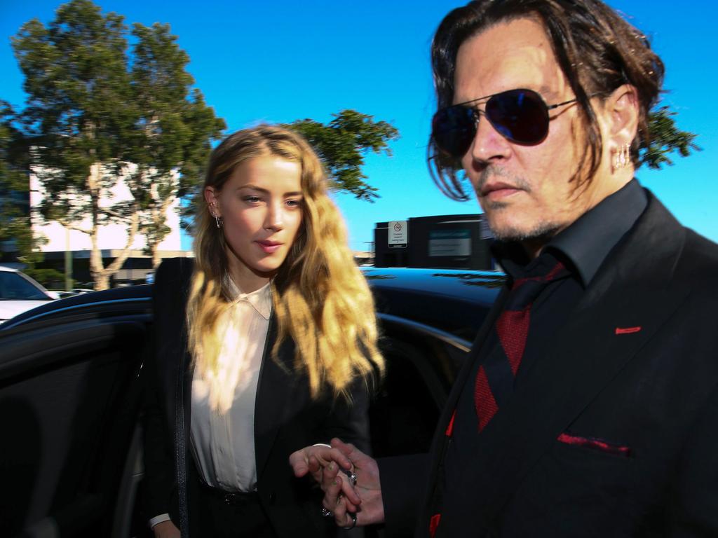 Amber Heard accuses Johnny Depp of assault, while Depp says he was the victim of assault. Picture: AFP/Patrick Hamilton