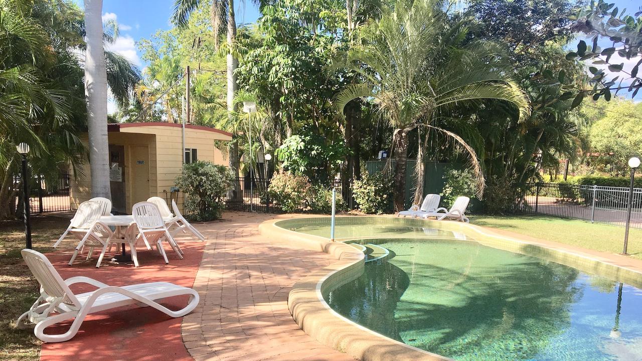 The Dalrymple Cabin and Van Park in Charters Towers which has been bought by the park's operators, Brad and Tanya Chilton.