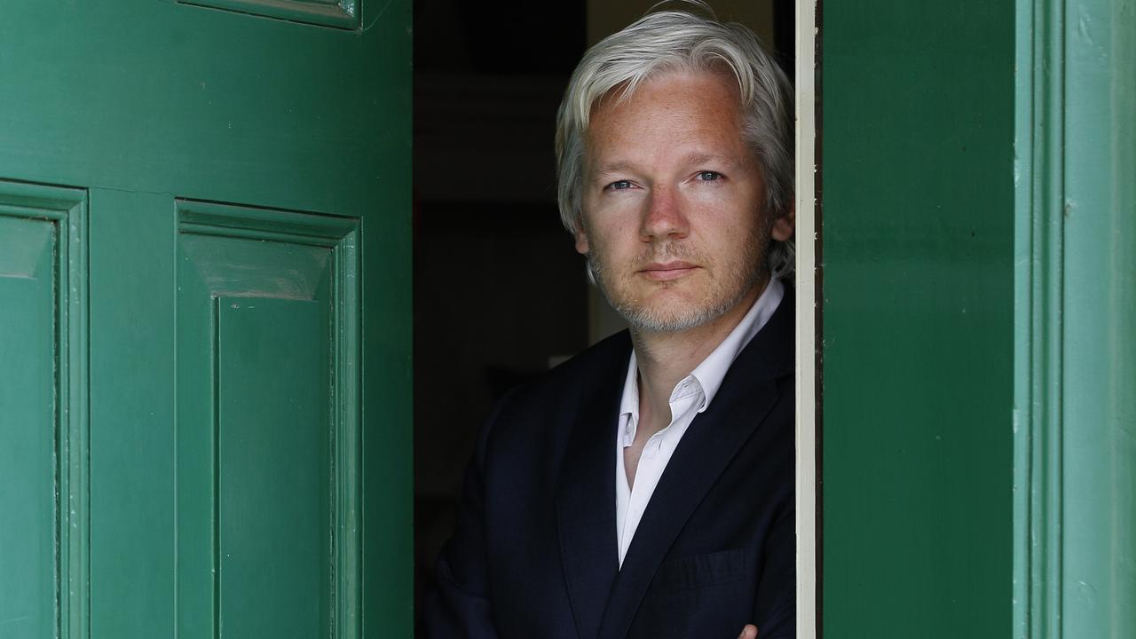 WikiLeaks founder Julian Assange under house arrest in 2012.