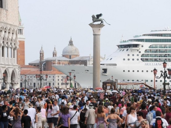 This is a sight Venetians are unlikely to see again in their city.