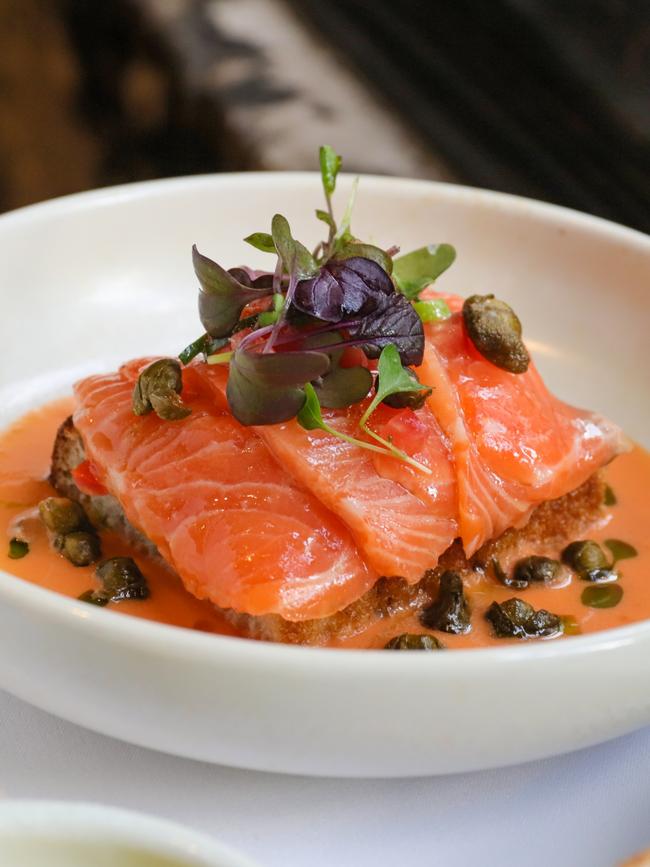 Kensington St’s Olio’s NZ ocean trout. Picture: Jenifer Jagielski