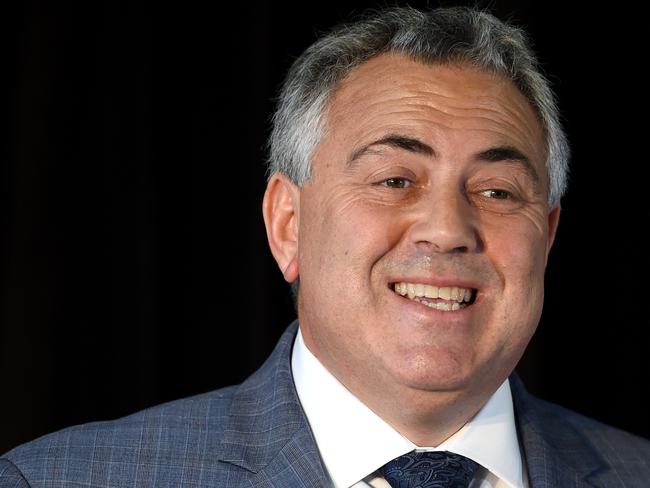 Ambassador of Australia to the United States, Joe Hockey, delivers a speech to the US Studies Centre in Sydney on Wednesday, Nov. 2, 2016. (AAP Image/Paul Miller) NO ARCHIVING