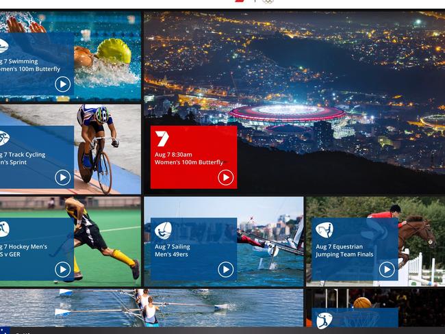 The 7 Olympics App has become a victim of its own success.