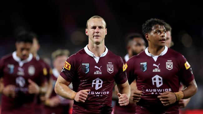 Daly Cherry-Evans is backing his young Maroons side to become just the fifth Queensland team to complete an Origin clean sweep. Picture: Getty Images.