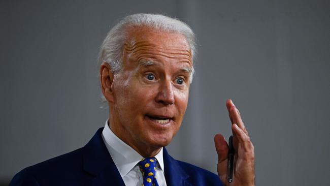 Democrat candidate Joe Biden ... a clear poll leader. Picture: AFP