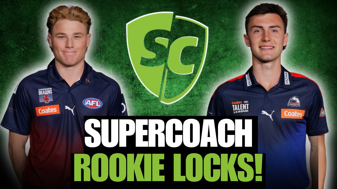 SuperCoach ROOKIE LOCKS! | SuperCoach AFL: The Official Podcast