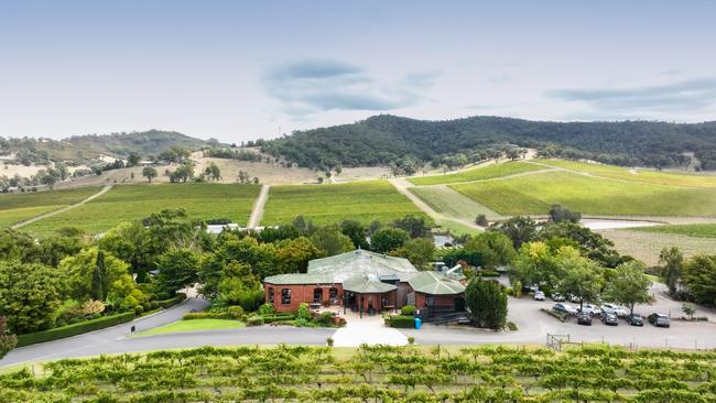 The De Bortoli Wines estate in Victoria’s Yarra Valley.