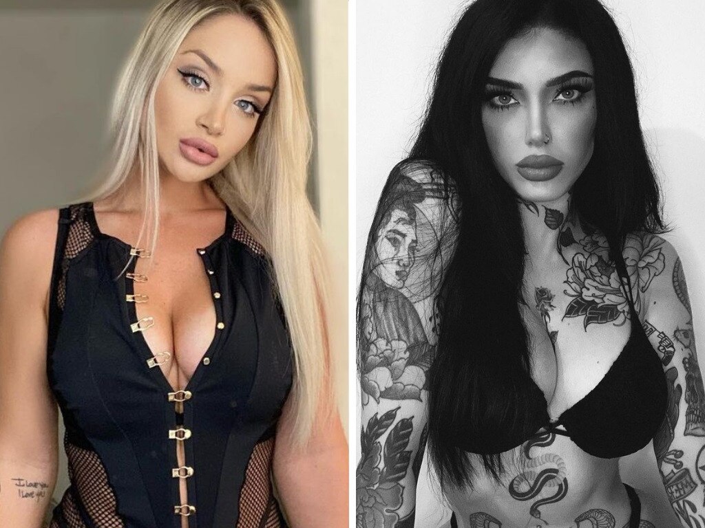 Adam Levine has been accused of sending flirtatious messages to two more models, Alyson Rosef (left) and comedian Maryka. Picture: Instagram