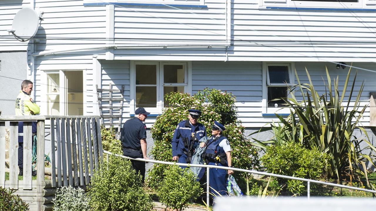 Police attend the home address of Brenton Harrison Tarrant. Picture: Joe Allison/Allison Images for news.com.au