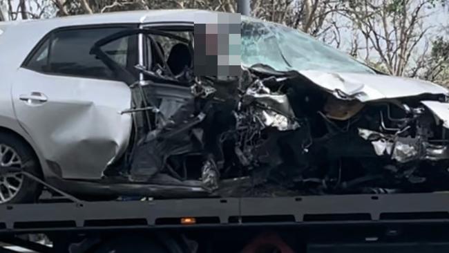 Police investigating a fatal crash between a motorbike and vehicle on Mackay Eungella Rd have charged the driver of a silver Toyota Corolla. Picture: Janessa Ekert