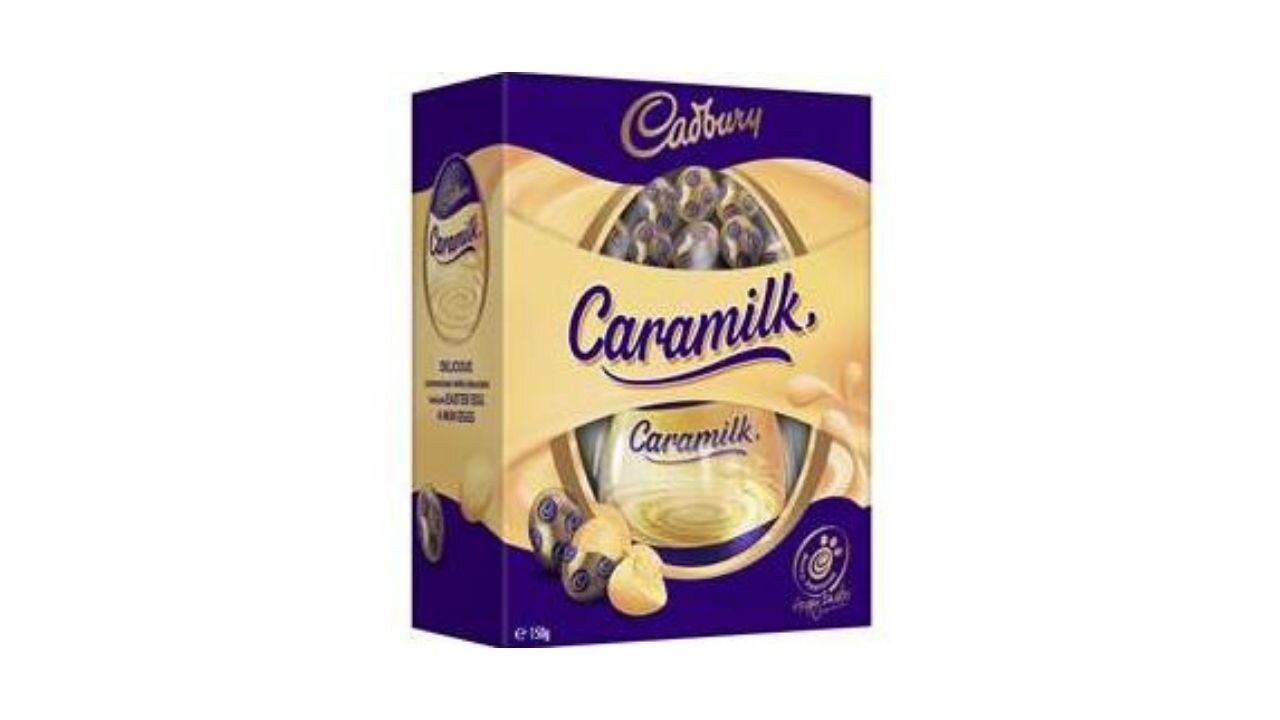 Cadbury Caramilk Gift Box Easter Egg. Picture: Woolworths.