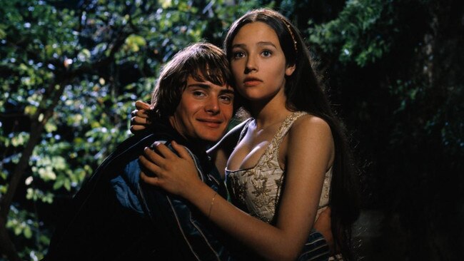 Leonard Whiting and Olivia Hussey star in the 1968 films Romeo &amp; Juliet.