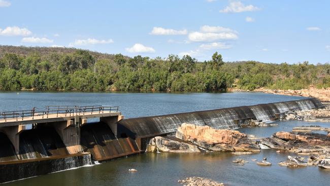 The weir normally.