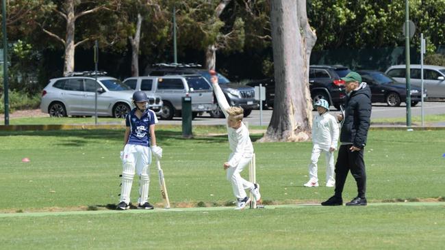 Ieuan bowling during a game. Picture: Supplied