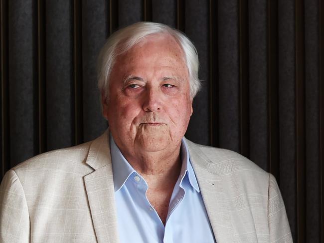 SYDNEY, AUSTRALIA - NCA NewsWire Photos - 13 MARCH, 2024: Australian billionaire businessman Clive Palmer holds a press conference about the construction of Titanic II, at the Opera House in Sydney. Picture: NCA NewsWire / Rohan Kelly