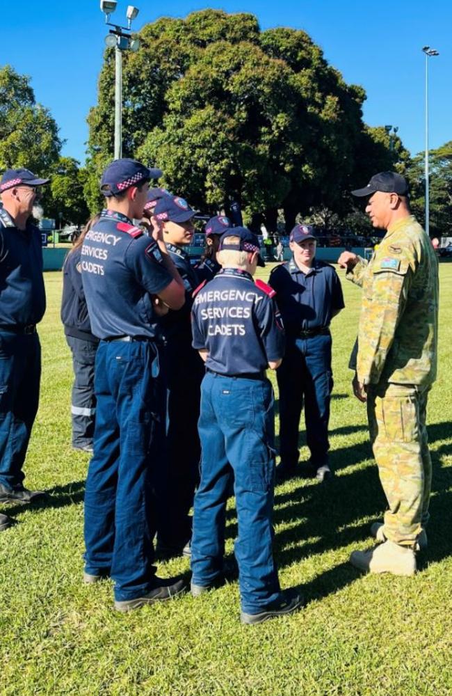 More than 100 young people participated in the 2024 Cadet Games in Townsville on Friday. Picture: QPS