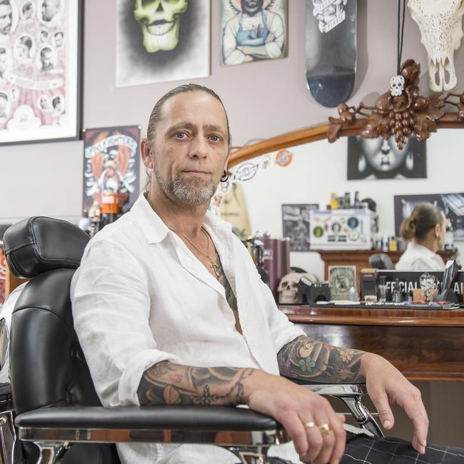 Michael has seen plenty of styles come and go in his 30 years as a barber. Picture: Troy Snook