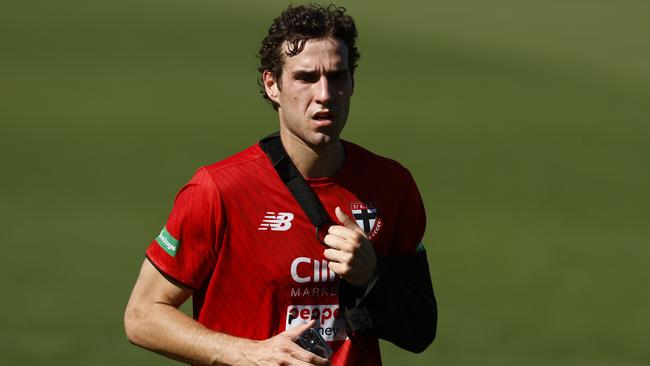 St Kilda will be without star key forward Max King for the start of the season. Picture: Getty Images