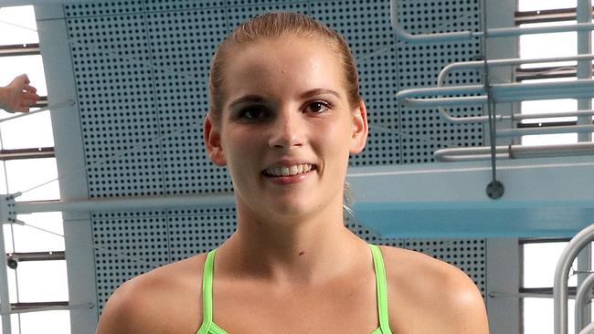 Taneka Kovchenko made the heartbreaking call to retire from diving after scans revealed a congenital problem with her neck and vertebrae. Picture: Calum Robertson