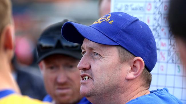 EFL footy: Berwick v Noble ParkSteve Hughes Noble Park coach.Picture : Stuart Milligan