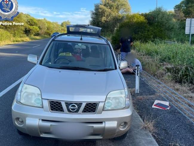 Police have charged a man after about $2 million worth of cocaine was allegedly found in a vehicle at Bangalow.