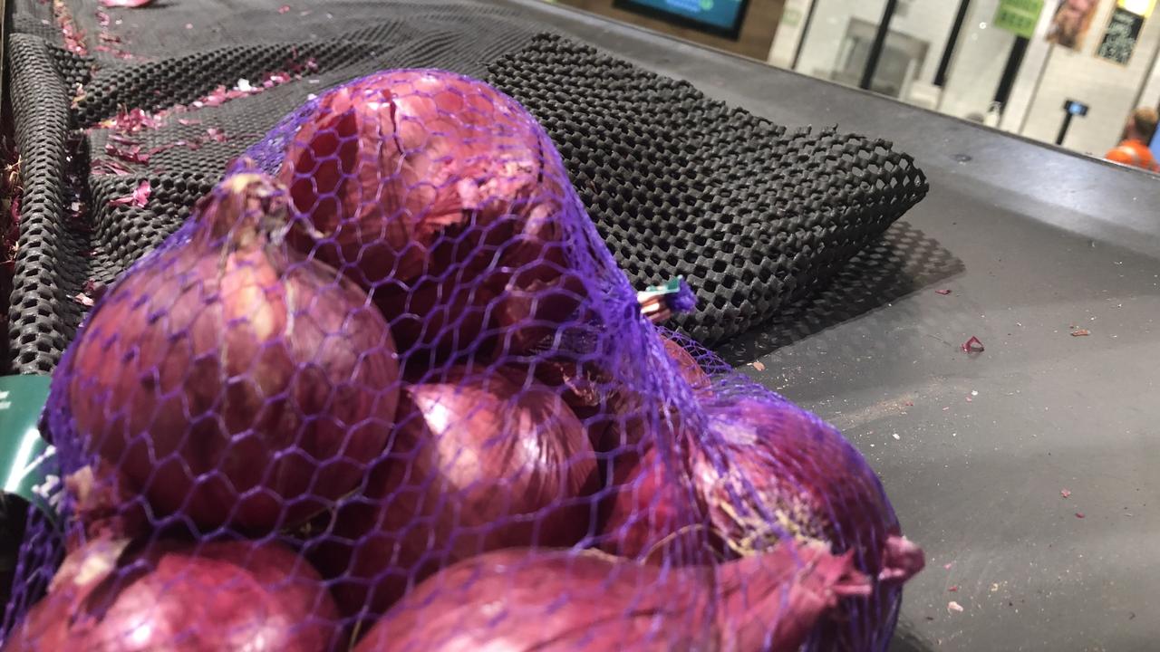 All that was left of the onions. Picture: Alex Turner-Cohen/news.com.au