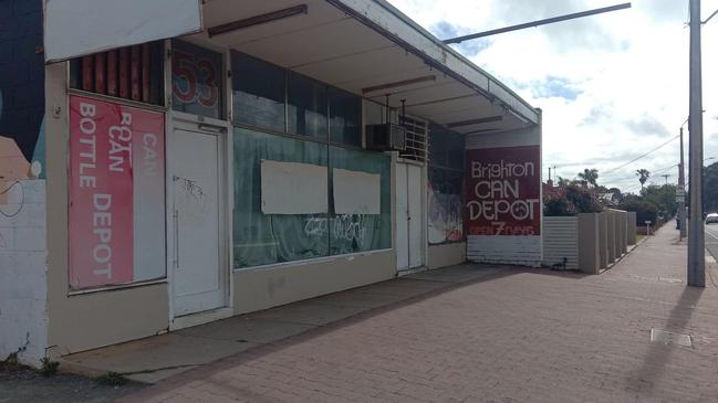 The Brighton bottle depot on Sturt Rd.