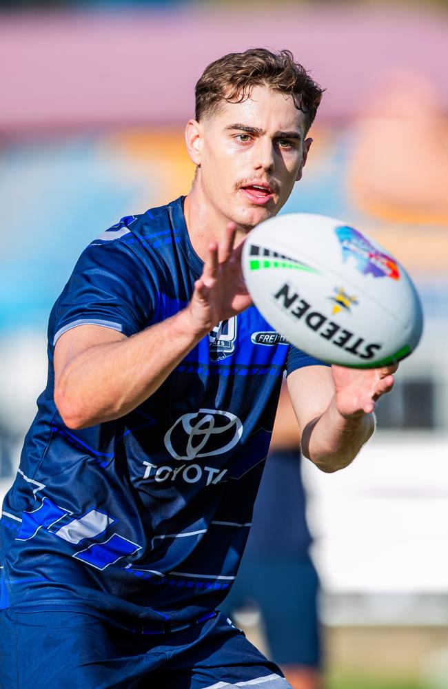 North Queensland Cowboys player Tom Duffy during pre-season training. Picture: Alix Sweeney / North Queensland Cowboys.