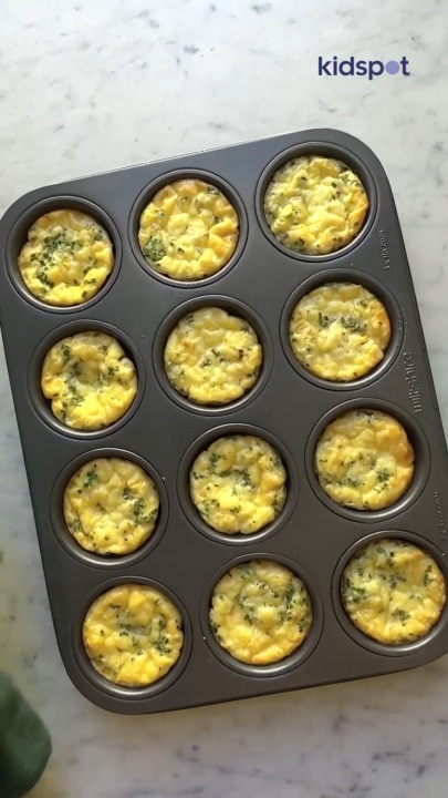 Shake and bake ham and corn quiches