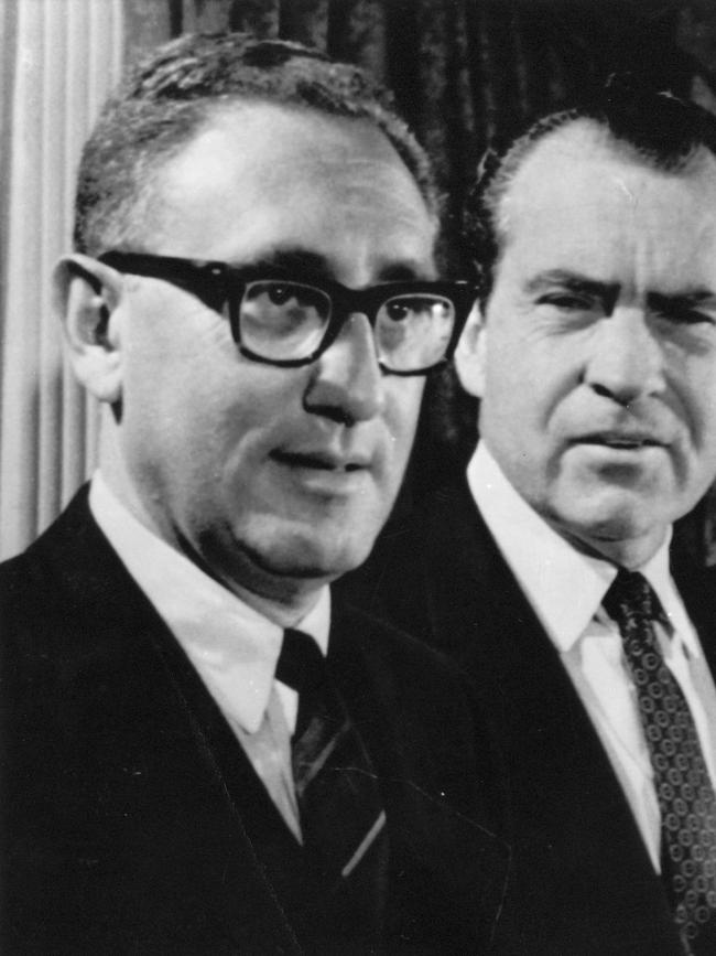 Kissinger with Richard Nixon