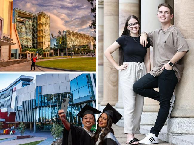 Queensland university ATAR cut offs have been revealed. Photo: Supplied