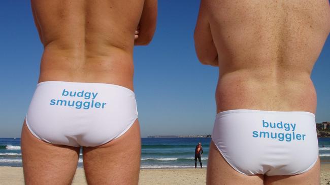 Our beaches are well endowed with budgie smugglers. Picture: Supplied