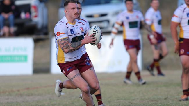 Matt Scott for Thirlmere Roosters against Campbelltown City. Picture: Steve Montgomery