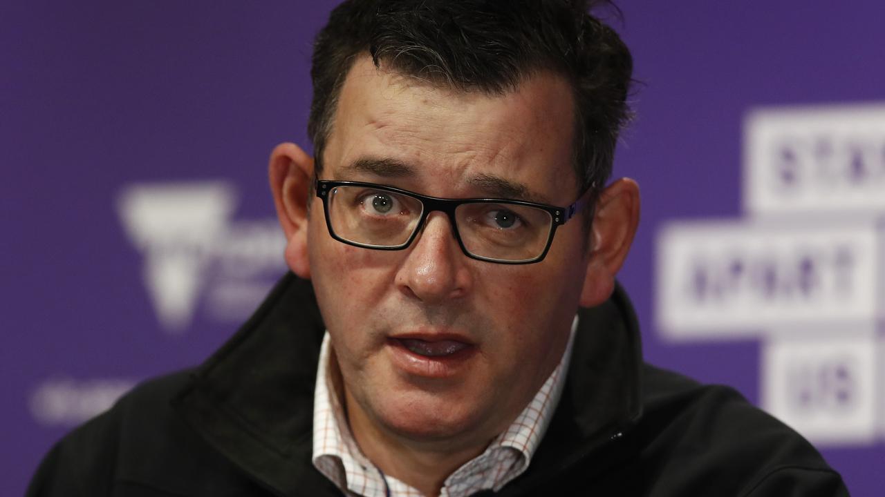 Victorian Premier Daniel Andrews spoke of his grave concerns of the numerous mystery coronavirus cases in his state. Picture: NCA NewsWire / Daniel Pockett