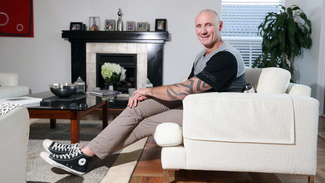 Peter "Spida" Everitt at his Gold Coast home. Photo by Richard Gosling