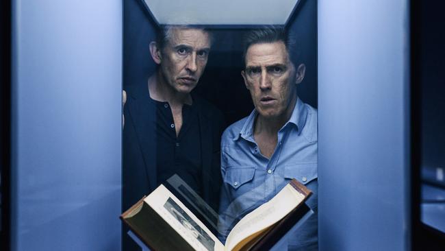 L-R: Steve Coogan and Rob Brydon never do anything by the book. But they sometimes do things near  a book.