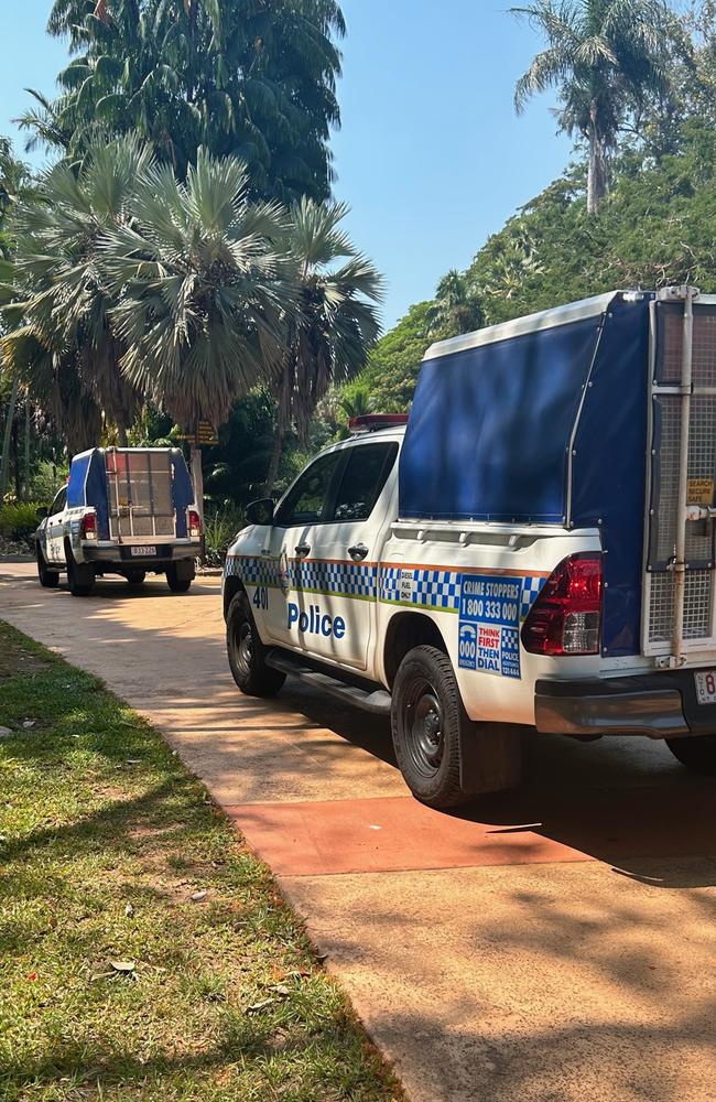 NT Police are investigating the death of a woman after a large branch fell in the Darwin Botanic Gardens. Picture: Zayda Dollie