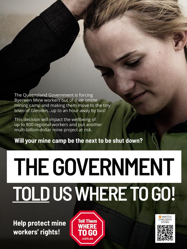 QCoal ad campaign. Picture: Supplied