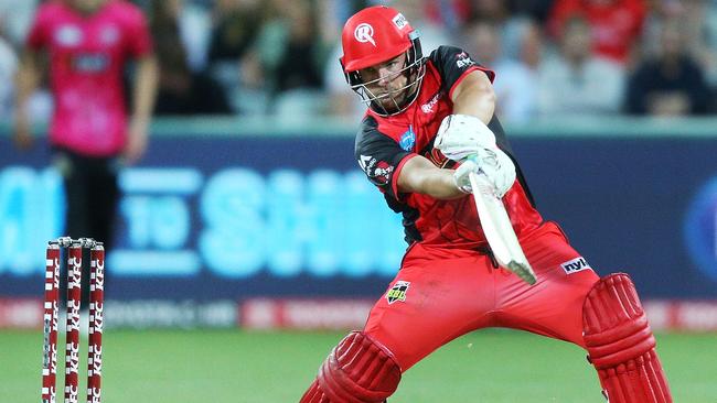 Aaron Finch will return for Renegades on Monday. Picture: Getty Images 