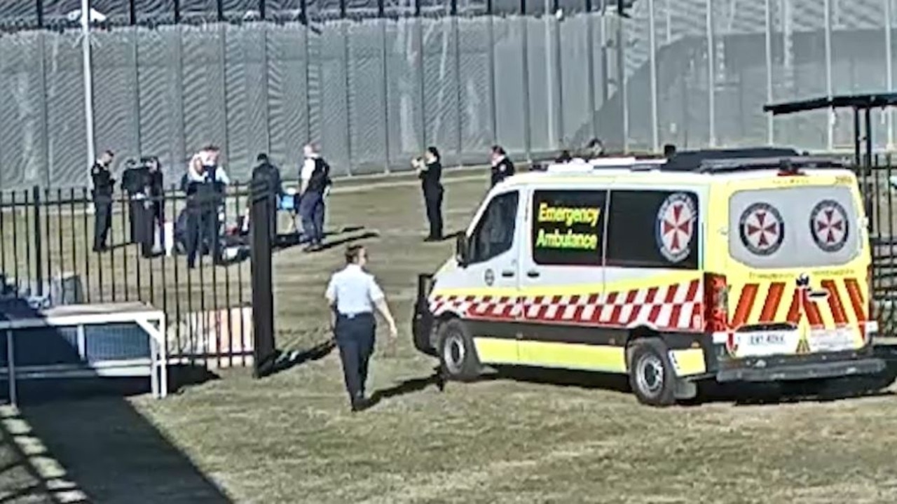 An ambulance arrived soon after to take the prisoner to hospital.