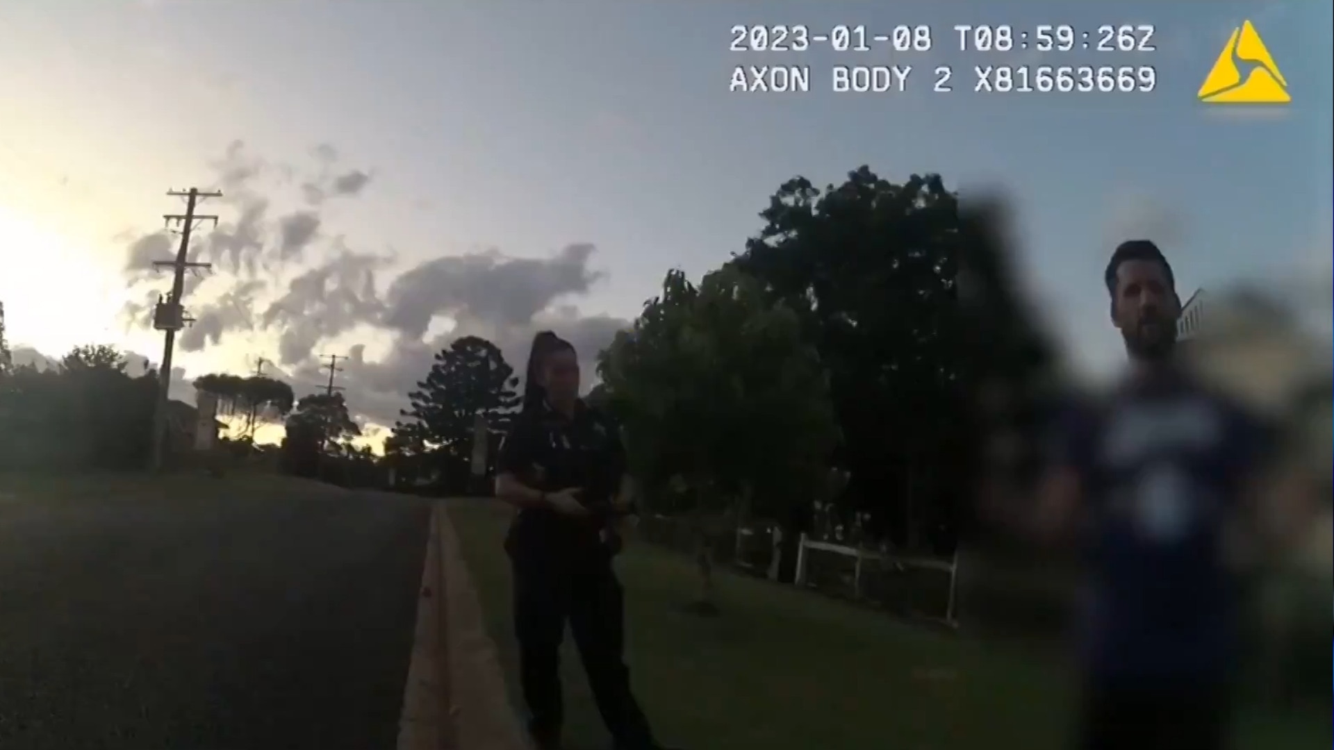 New footage emerges of Bondi killer's interaction with Queensland Police